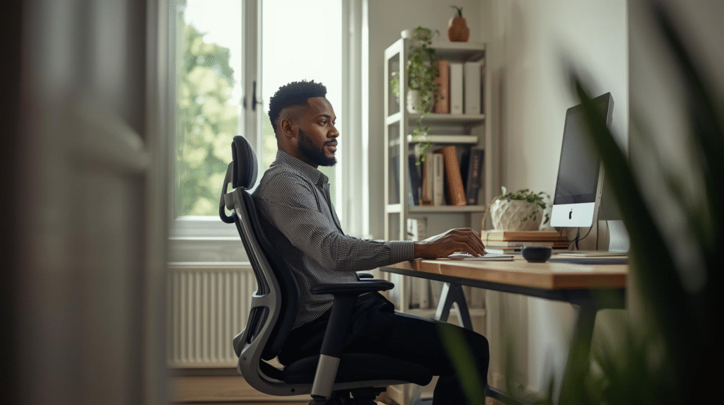 بيئة عمل منزلية مريحة وفعّالة… بطرق بسيطة وغير مكلفة (دليل عملي للجميع)