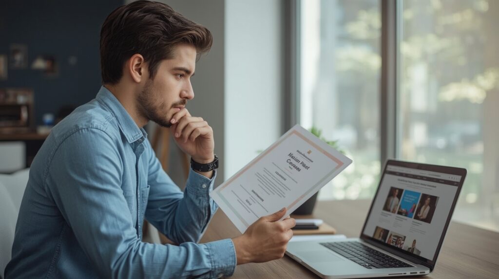 كيف تختار الشهادة المهنية المناسبة لك؟ (دليل الاختيار الذكي بدون تضيع وقت وفلوس)