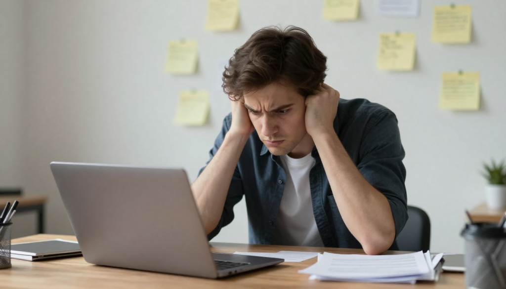 الخطأ الخامس: الاستسلام أمام أول عقبة وغياب الاستمرارية